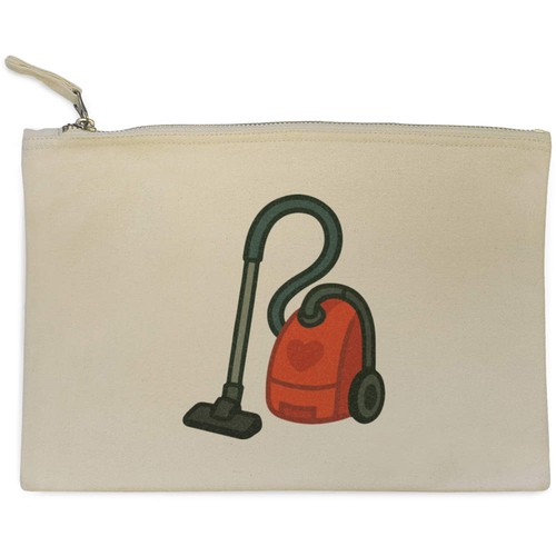 Love vacuuming canvas zip - 'i, vacuuming'